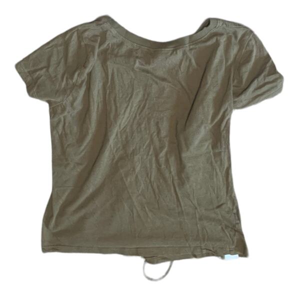 Universal studios Jurassic park woman’s small crop lace front green short sleev - Picture 2 of 9